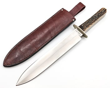 1990 Case XX Rio Grande Camp Bowie Knife w/ Sheath