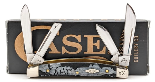 Ltd 2023 Case XX David Yellowhorse Grizzly Mountain Small Congress 6468 w/ Box