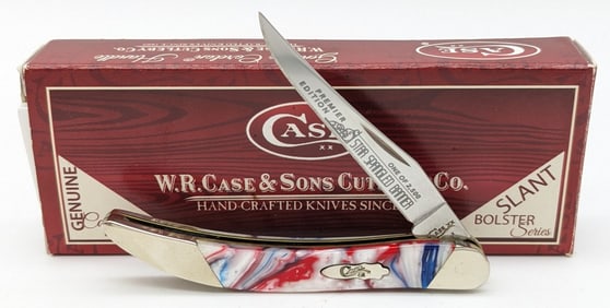 2019 Case XX Star Spangled Banner Corelon Slant Bolster Tiny Toothpick 910096 w/ Box