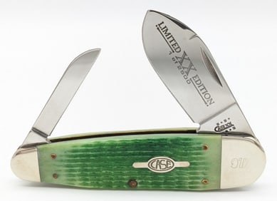 Ltd 2001 Case XX Emerald Green Bone Sleeveboard 6270