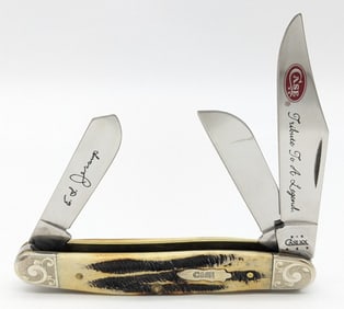 2004 Case XX Tribute to a Legend Ed Jessup Bonestag Medium Stockman 6.5347