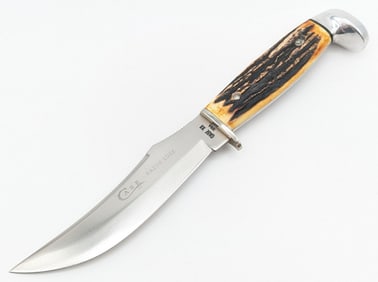 1976 Case XX Gray Letter Stag Fixed Blade Hunter 523-5