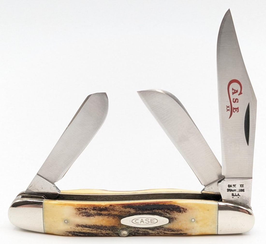 1978 Case XX Red Letter Stag Medium Stockman 5347 HP (1 of 4)