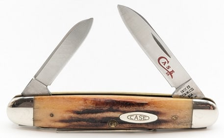 1978 Case XX Red Letter Stag Pen Senator Knife 5279