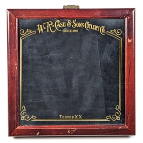 Vtg Official Case XX Display Case