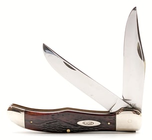 1940-64 Case XX Jigged Worm Groove Bone Folding Hunter 6265SAB