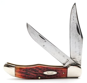 1940-64 Case XX Red Bone Folding Hunter 6265SAB