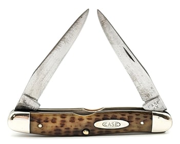1940-64 Case XX Rare Green Bone Muskrat Knife