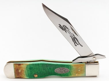 2017 Case XX Burnt Clover Sawcut Bone Cheetah 6111 1/2