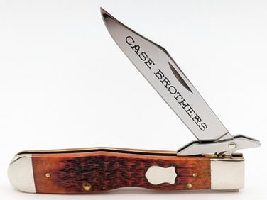 2003 Case Bros Cutlery Co. Chestnut Bone Cheetah 6111 1/2