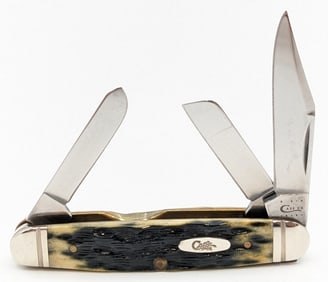 2011 Case XX Green Bone Medium Cigar Stockman 63090