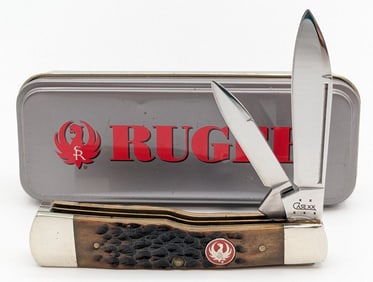 2005 Case XX Ruger Jig Bone Large Gunstock 62130 w/ Tin
