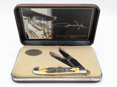 Ltd 2009 Case XX John Wayne Stag Trapper 5254 w/ Case