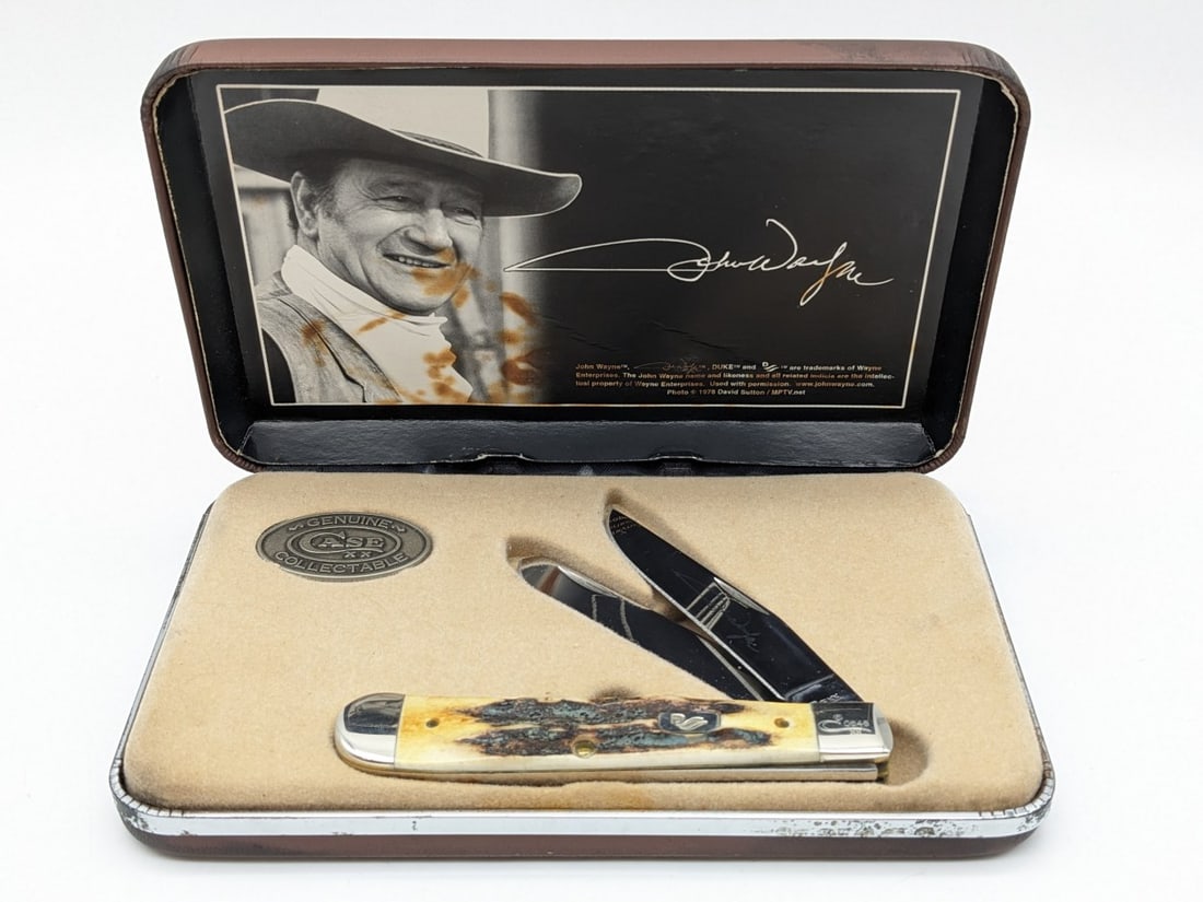 Ltd 2009 Case XX John Wayne Stag Trapper 5254 w/ Case (1 of 5)
