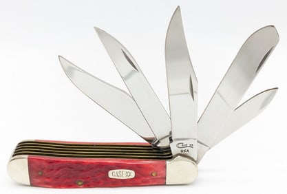 1997 Case XX The Viper Red Bone 5-Blade Copperhead 6549