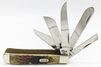 1997 Case XX Green Bone 5-Blade Mini Trapper 6507