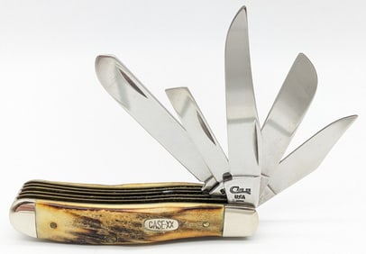 1996 Case XX Stag 5-Blade Mini Trapper 6507