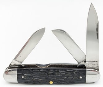 1920-40 Case XX Rough Black Cigar Jack Knife 6345