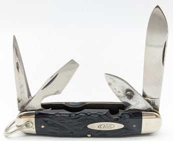 1920-40 Case XX Tested Rough Black Scout Knife