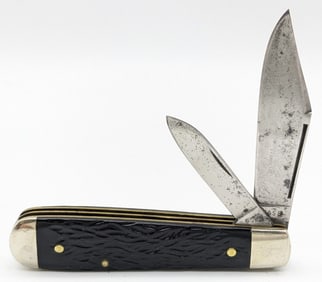 1940-64 Case XX Rough Black Uneven End Jack Knife