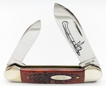 Late 1970s Dotted Case XX Jig Bone Canoe Knife 62131