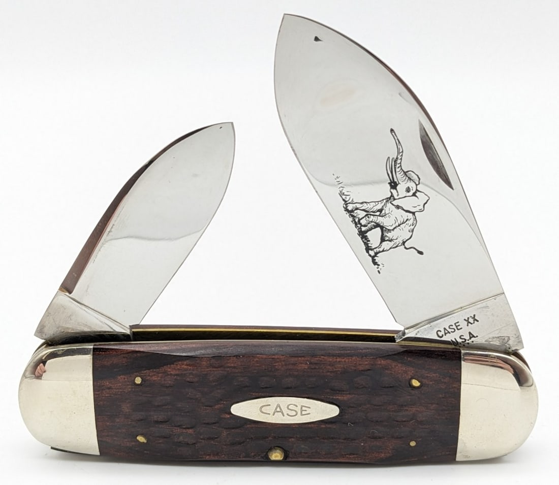 1975 Case XX Jigged Wood Elephant's Toe 6250 (1 of 4)