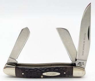 1973 Case XX Jigged Delrin Medium Stockman 6318