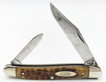1940-64 Case XX Rare Green Bone 2-Blade Jack Knife