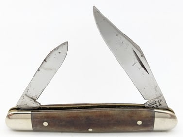 1979 Case XX Smooth Appaloosa Bone Half Whittler A6208