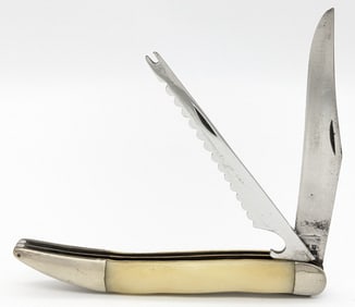 1950-64 Case XX Synthetic Yellow Fish Knife 32095