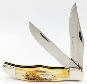1976 Case XX Gray Letter Stag Folding Hunter 5265