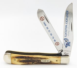 Ltd 1996 Case XX Kentucky Wildcats Stag Trapper 5254