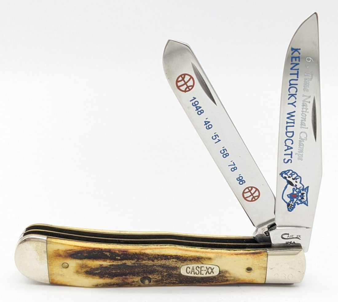 Ltd 1996 Case XX Kentucky Wildcats Stag Trapper 5254 (1 of 4)
