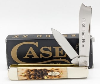 2024 Case XX Pilot Test Run Amber Bone Razor 62005RAZ w/ Box