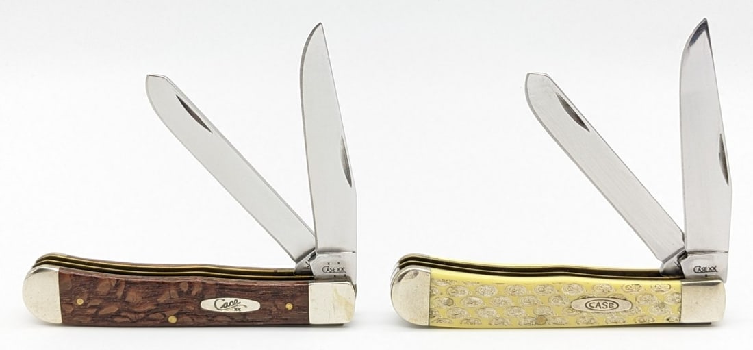 2006 & 09 Case XX Synth Yellow & Wood Trappers 7254 3254 (1 of 6)