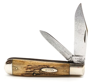 1940-64 Case XX Stag Uneven Jack Knife 5299 1/2