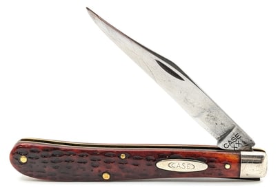 1940-64 Case XX Jigged Red Bone Slimline Trapper 61048