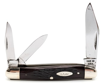 1974 Case XX Jigged Bone Half Whittler 6308