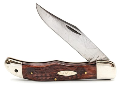 1977 Case XX Jigged Wood Folding Hunter 6165
