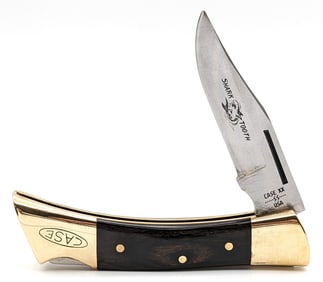 1981 Case XX Shark Tooth Lock Back Knife P197