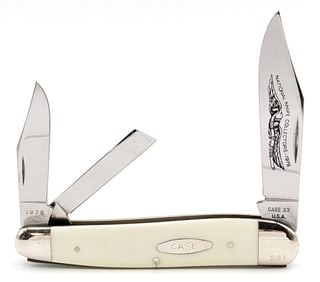Ltd 1976 Case XX NKC Synthetic White Large Whittler 4380