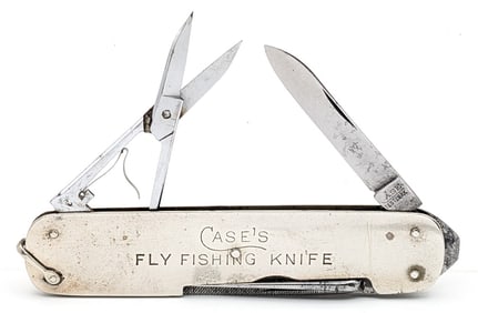 1920-40 Case Tested XX Stainless Steel Fly Fishing Knife