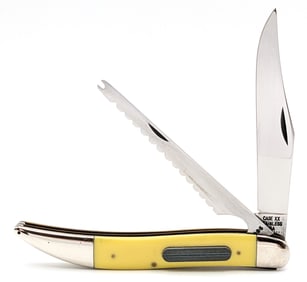 1972 Case XX Synthetic Yellow Fisherman's Knife 32095