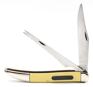 1950-64 Case XX Synthetic Yellow Fisherman's Knife 32095