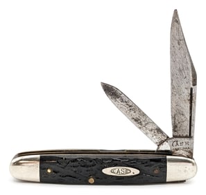 1920-40 Case Tested XX Rough Black Cigar Knife