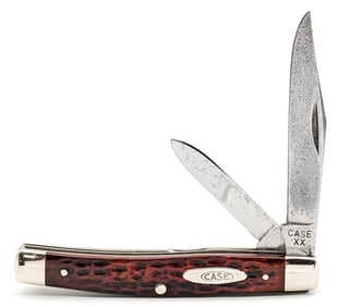 1940-64 Case XX Jigged Bone Medium Stockman 6244
