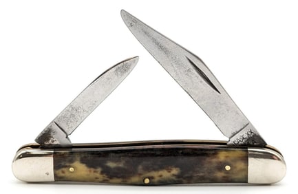 1980 Case XX Smooth Appaloosa Bone Half Whittler A6208