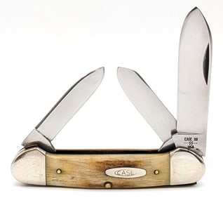 1981 Case XX Stag Canoe Knife 53131