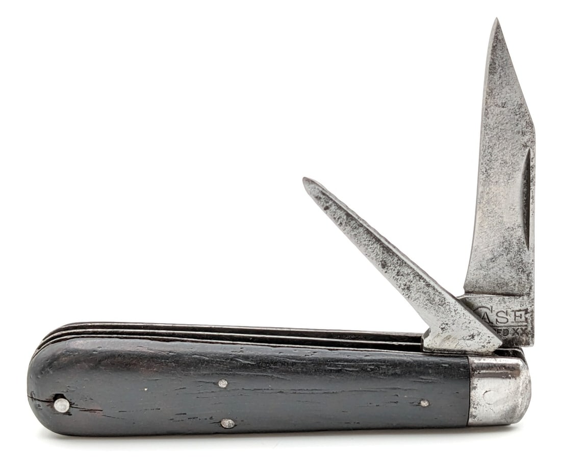 1920-40 Case Tested XX Smooth Wood Jack Knife (1 of 4)