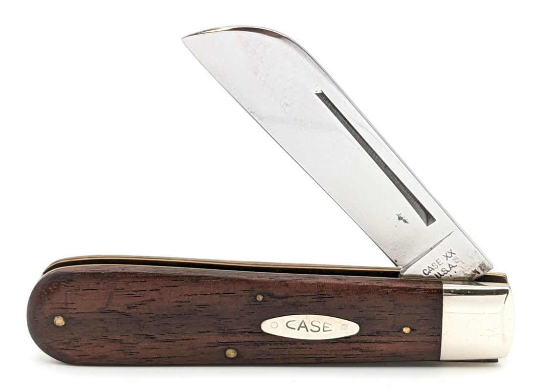 1977 Case XX Smooth Wood Electrician's Knife 11031-SH (1 of 4)